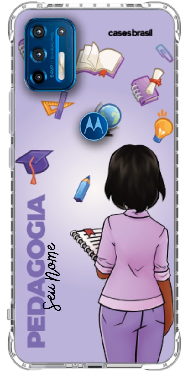 Capinha para celular Pedagogia - Boneca Profissão Com Fundo