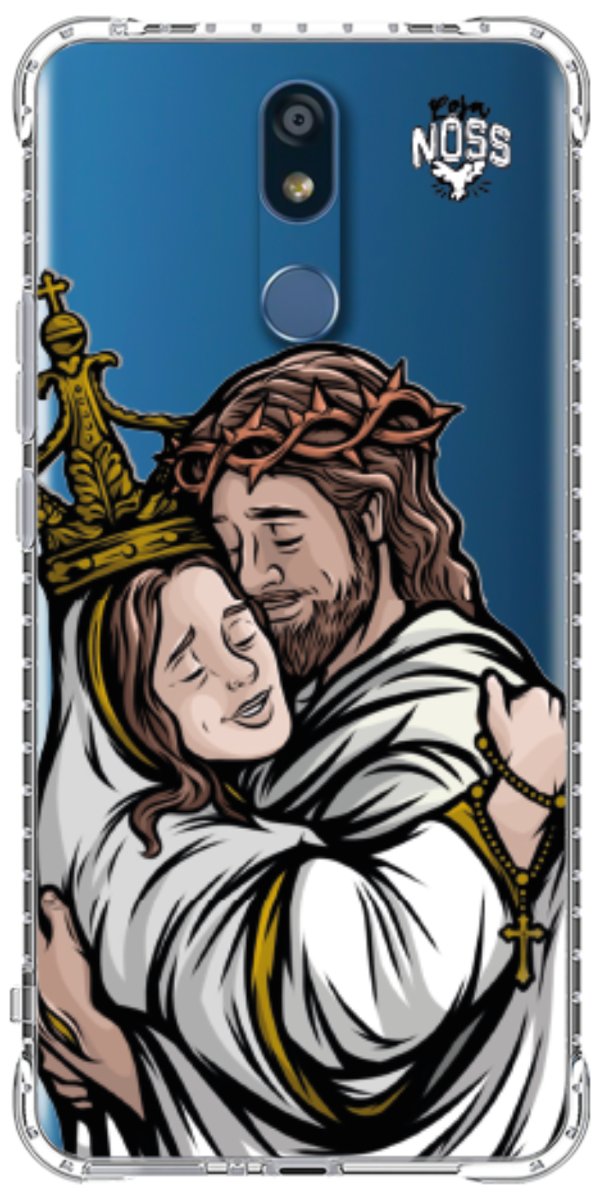 Capinha Para Celular Tudo com Jesus Nada sem Maria
