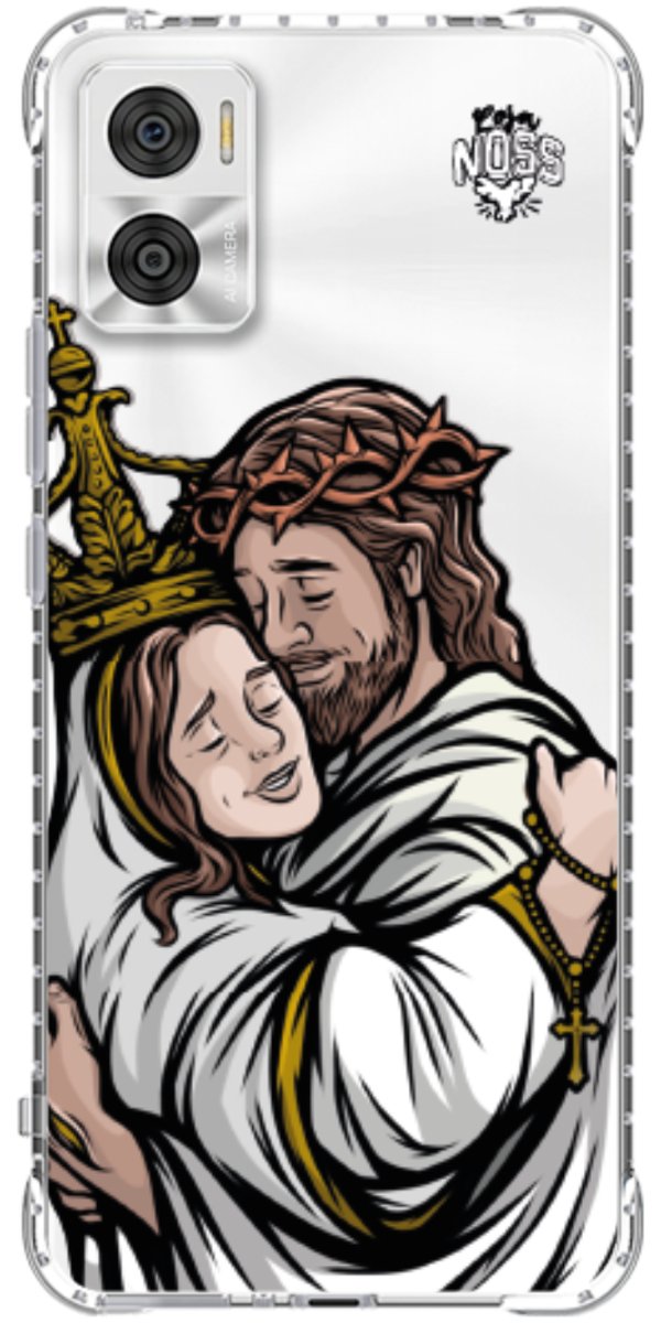 Capinha Para Celular Tudo com Jesus Nada sem Maria