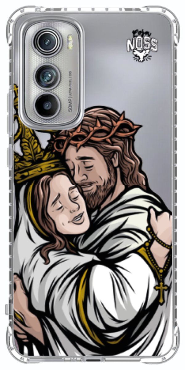 Capinha Para Celular Tudo com Jesus Nada sem Maria