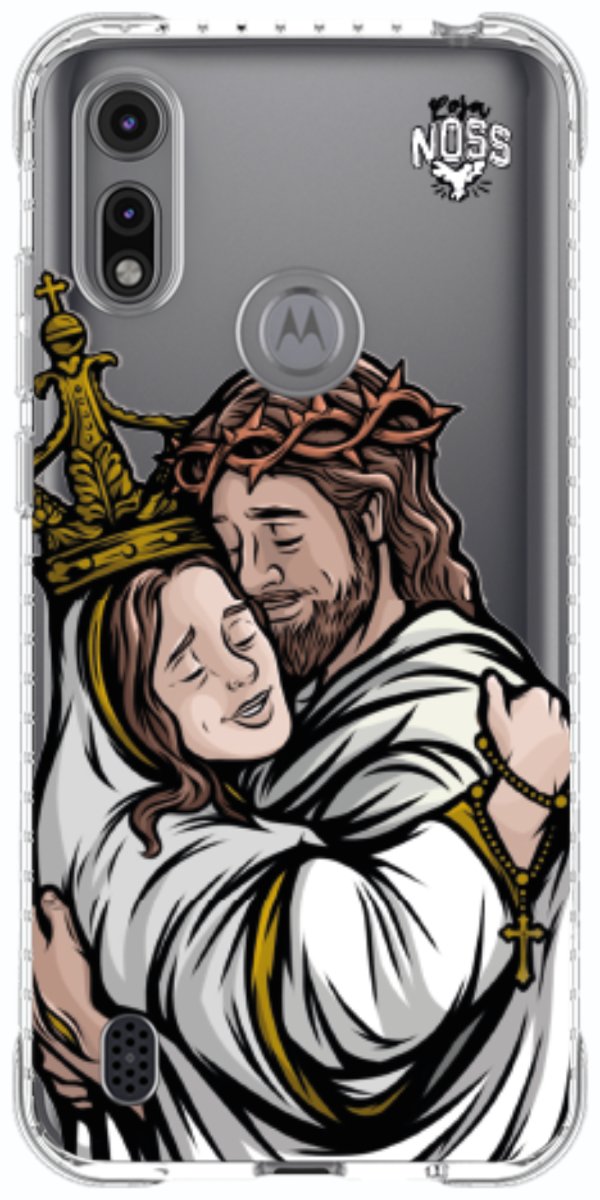Capinha Para Celular Tudo com Jesus Nada sem Maria