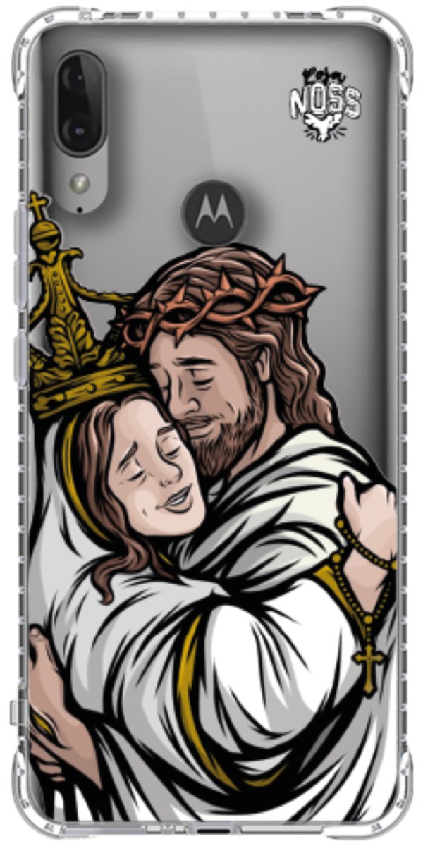 Capinha Para Celular Tudo com Jesus Nada sem Maria
