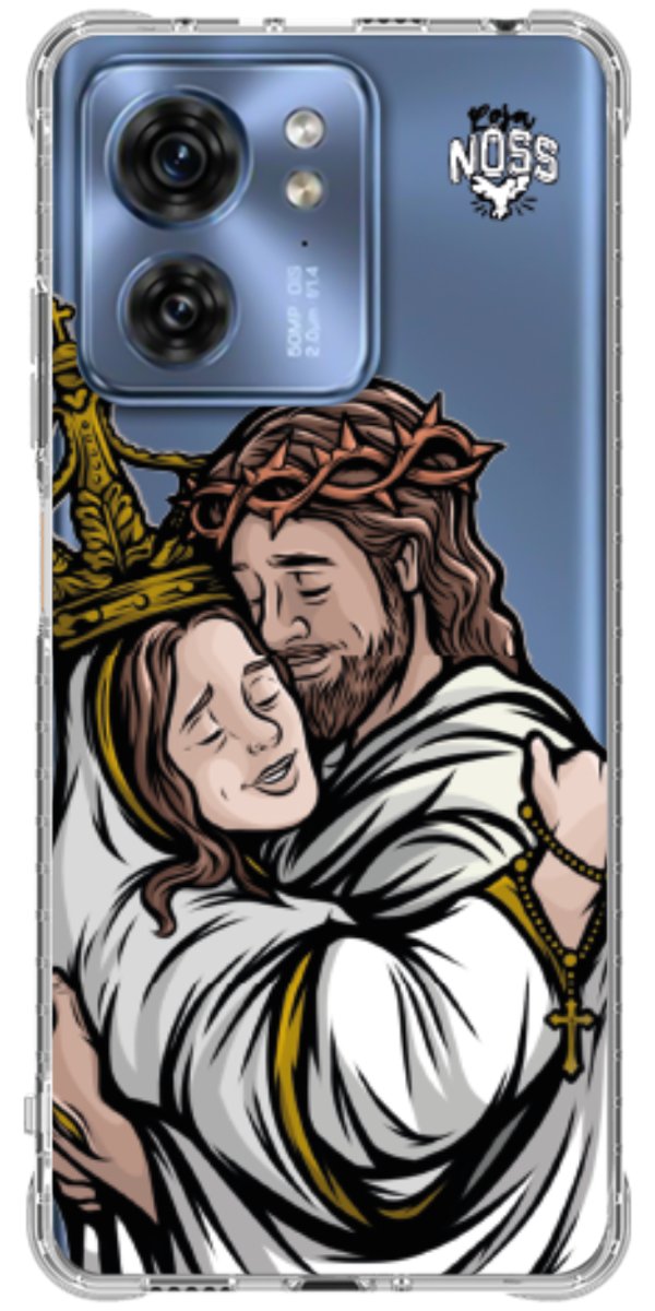 Capinha Para Celular Tudo com Jesus Nada sem Maria