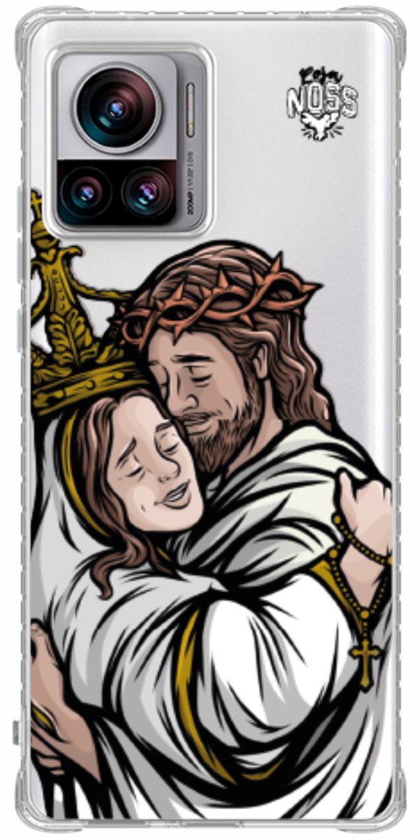 Capinha Para Celular Tudo com Jesus Nada sem Maria