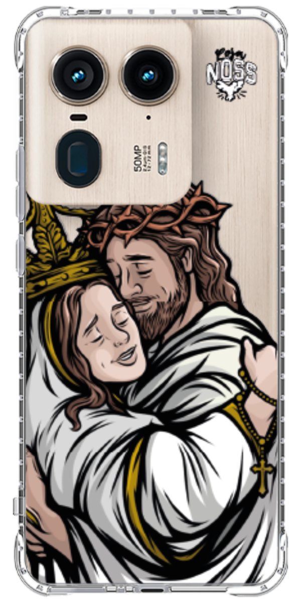 Capinha Para Celular Tudo com Jesus Nada sem Maria
