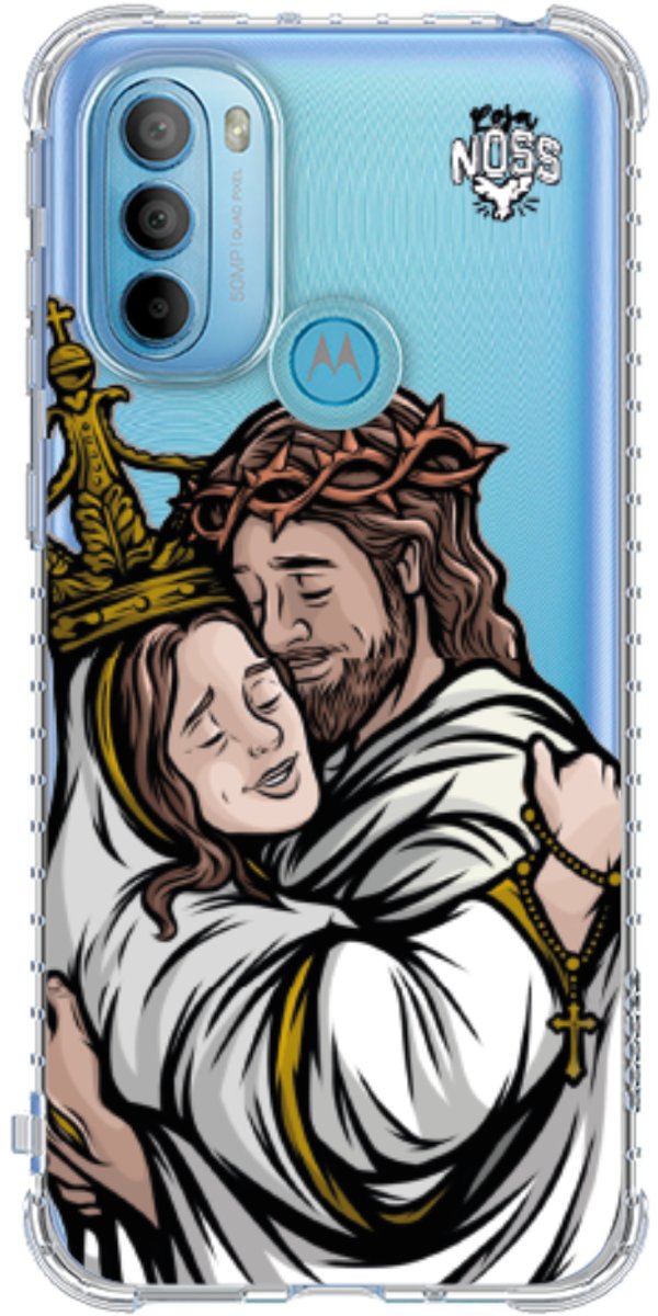 Capinha Para Celular Tudo com Jesus Nada sem Maria