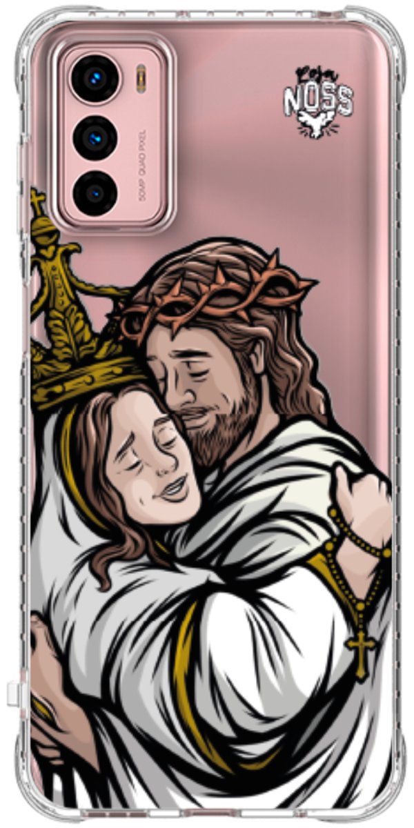 Capinha Para Celular Tudo com Jesus Nada sem Maria
