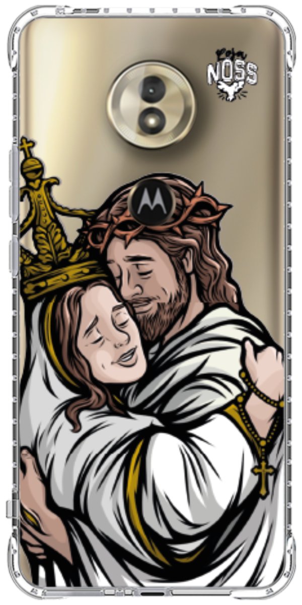 Capinha Para Celular Tudo com Jesus Nada sem Maria