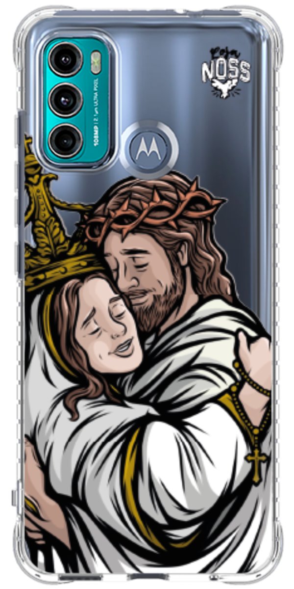 Capinha Para Celular Tudo com Jesus Nada sem Maria