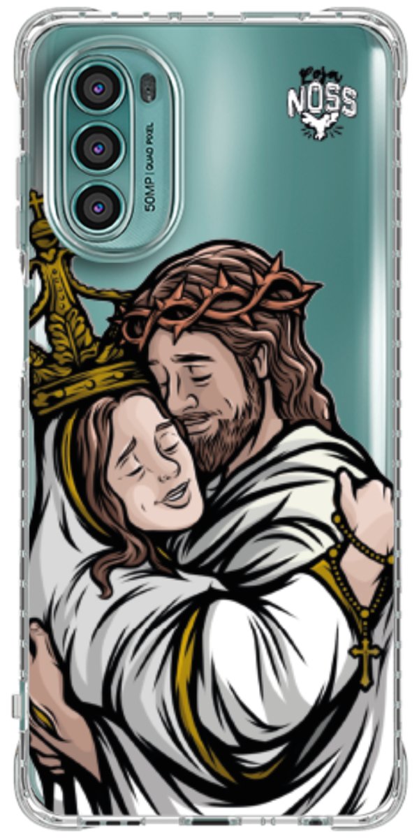 Capinha Para Celular Tudo com Jesus Nada sem Maria