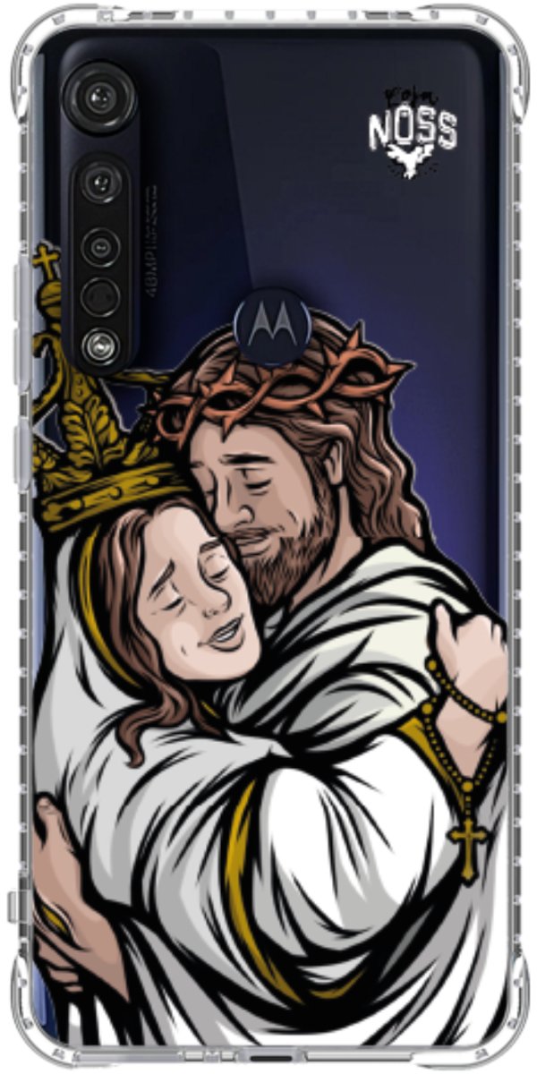 Capinha Para Celular Tudo com Jesus Nada sem Maria