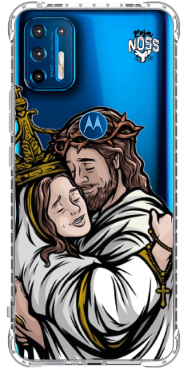 Capinha Para Celular Tudo com Jesus Nada sem Maria