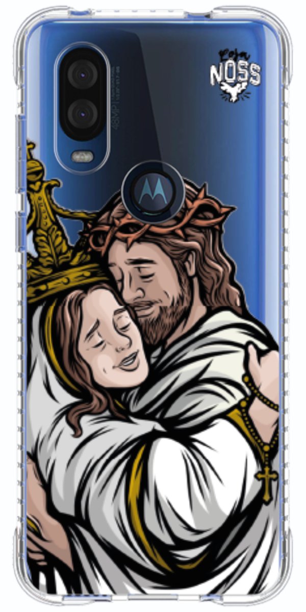 Capinha Para Celular Tudo com Jesus Nada sem Maria