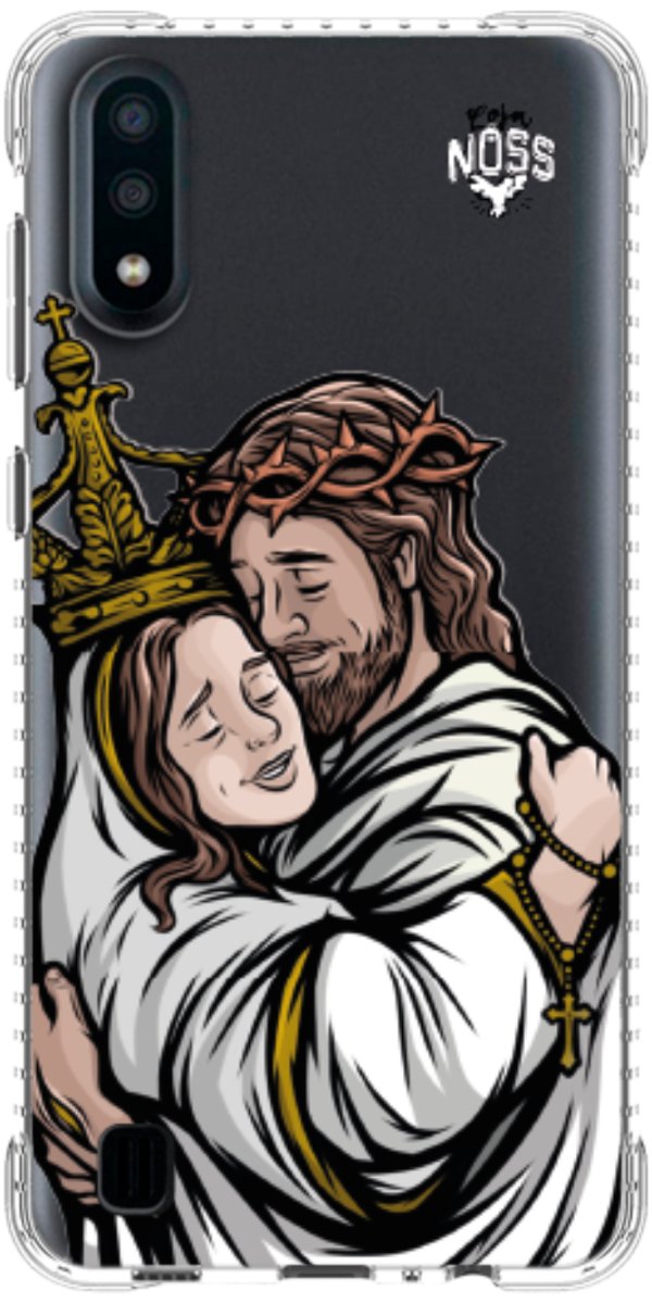 Capinha Para Celular Tudo com Jesus Nada sem Maria
