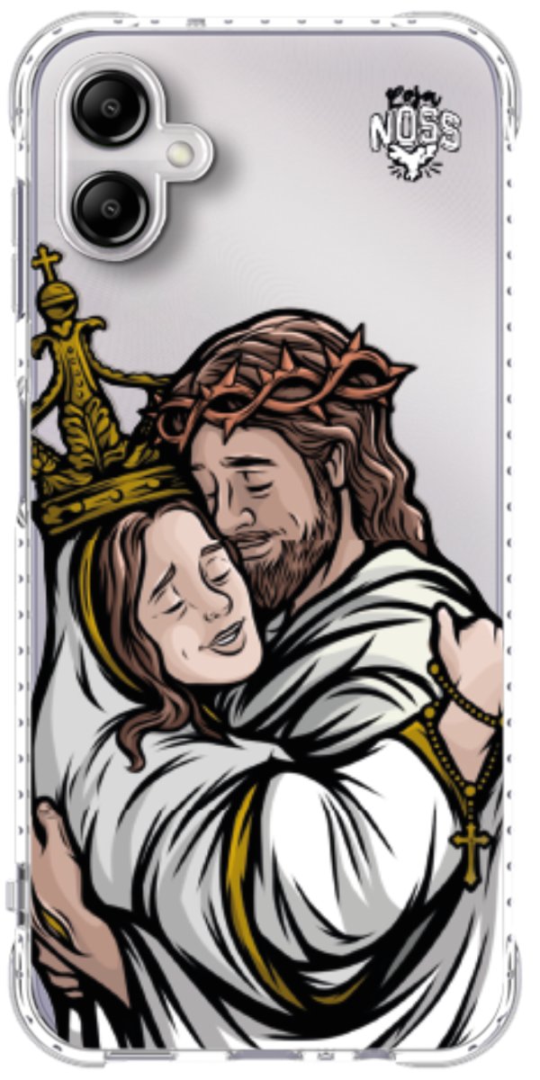 Capinha Para Celular Tudo com Jesus Nada sem Maria