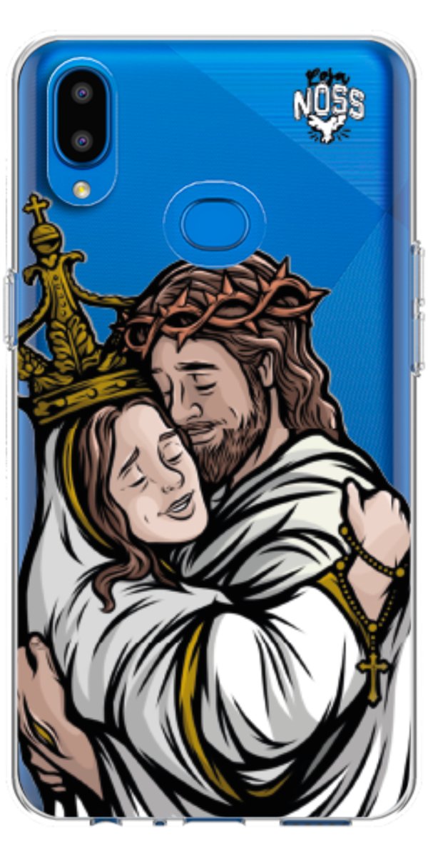 Capinha Para Celular Tudo com Jesus Nada sem Maria