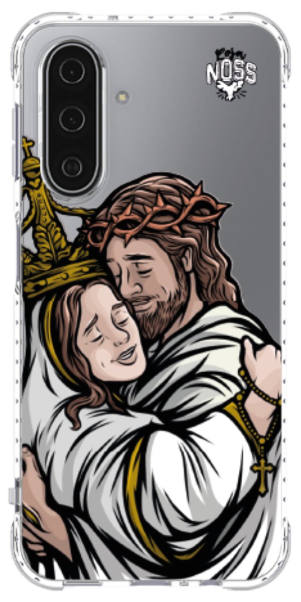 Capinha Para Celular Tudo com Jesus Nada sem Maria