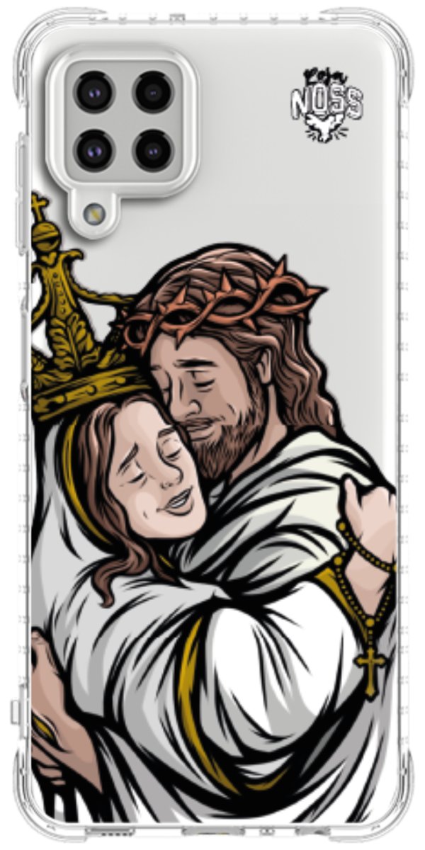 Capinha Para Celular Tudo com Jesus Nada sem Maria