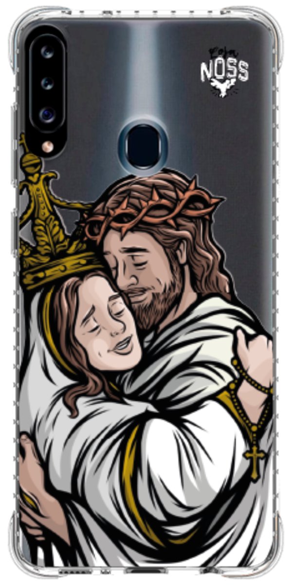 Capinha Para Celular Tudo com Jesus Nada sem Maria