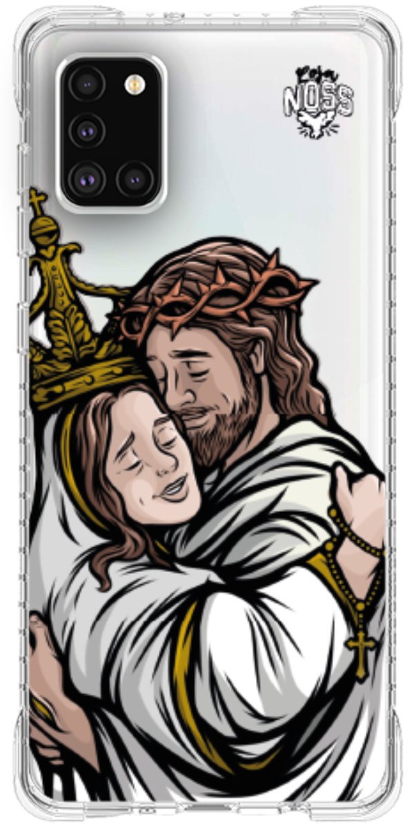 Capinha Para Celular Tudo com Jesus Nada sem Maria