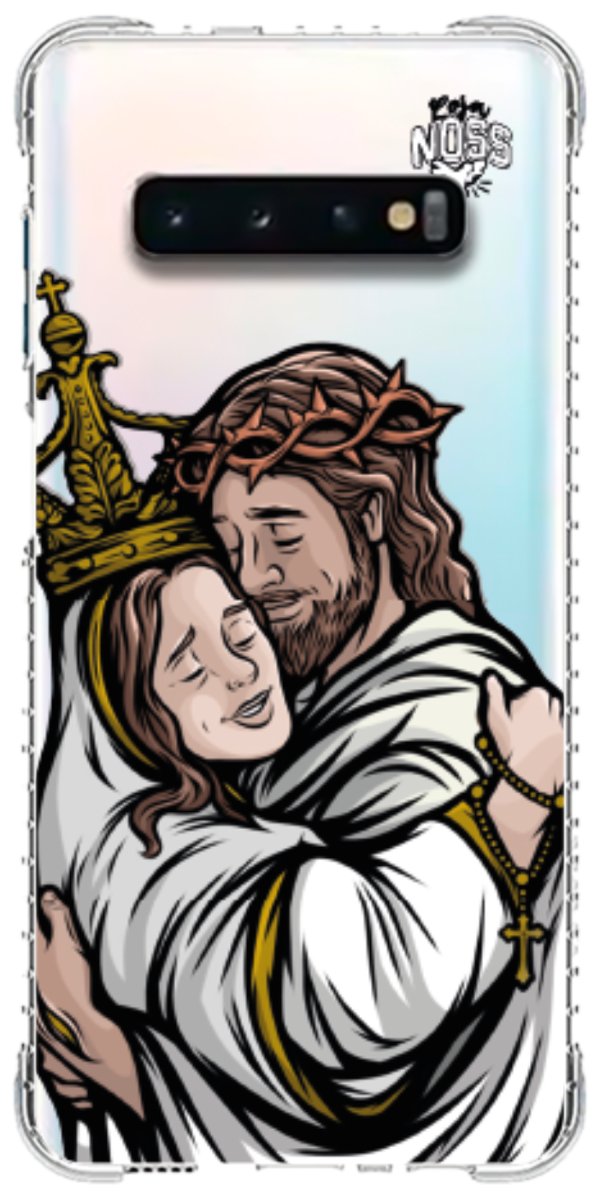 Capinha Para Celular Tudo com Jesus Nada sem Maria
