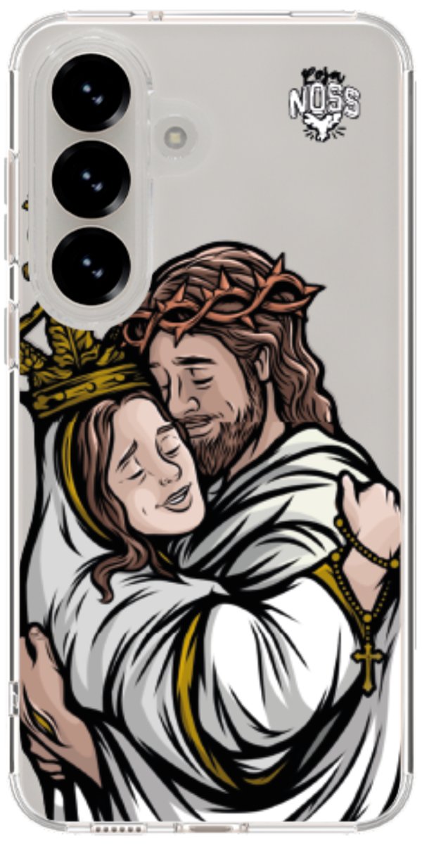 Capinha Para Celular Tudo com Jesus Nada sem Maria