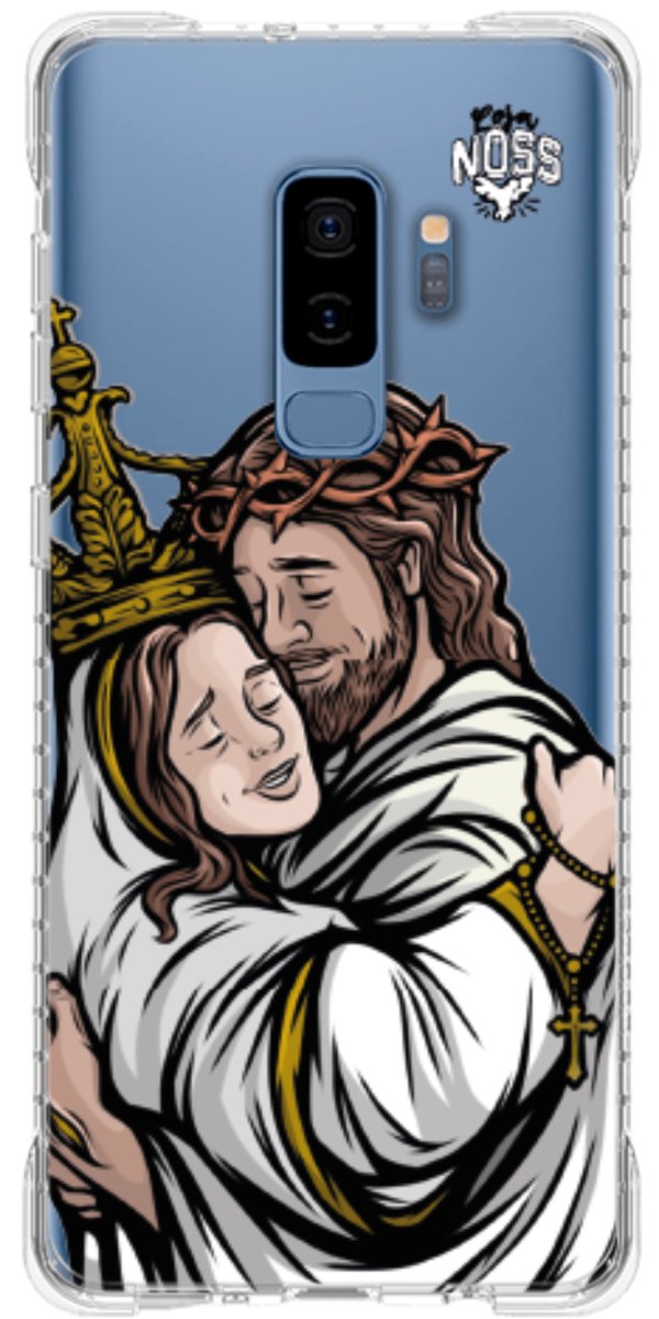Capinha Para Celular Tudo com Jesus Nada sem Maria