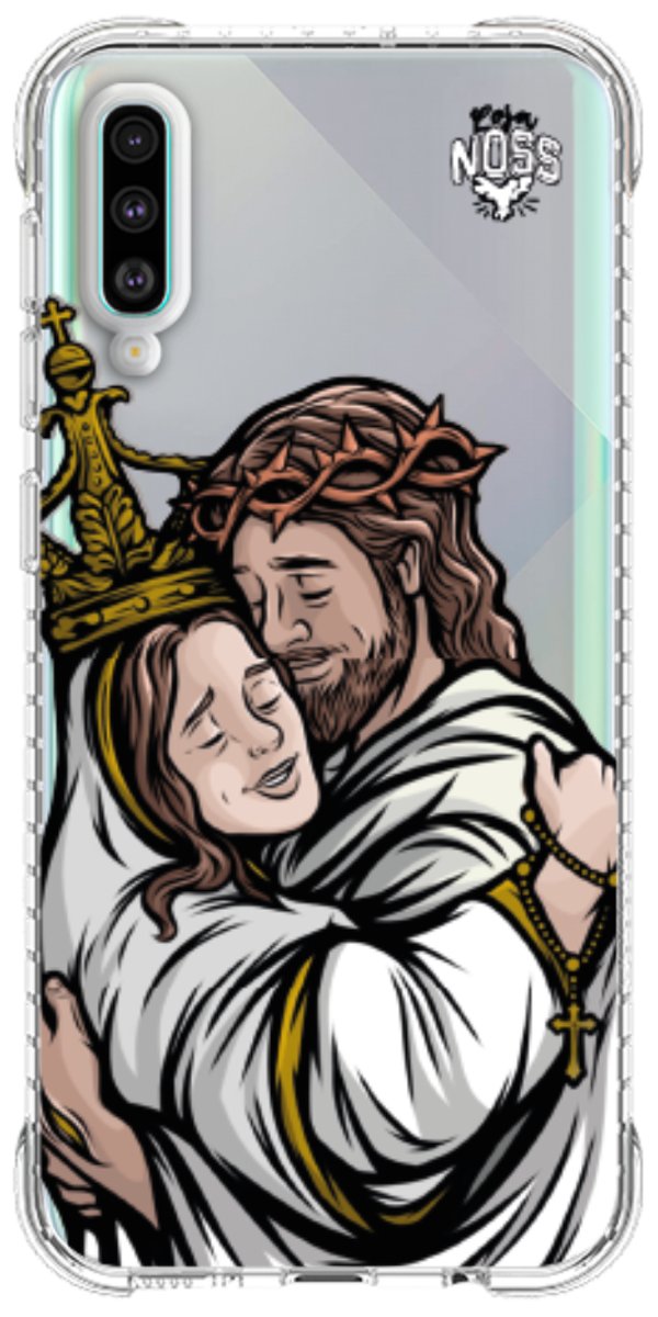 Capinha Para Celular Tudo com Jesus Nada sem Maria