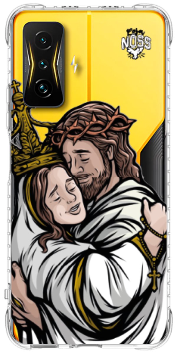 Capinha Para Celular Tudo com Jesus Nada sem Maria