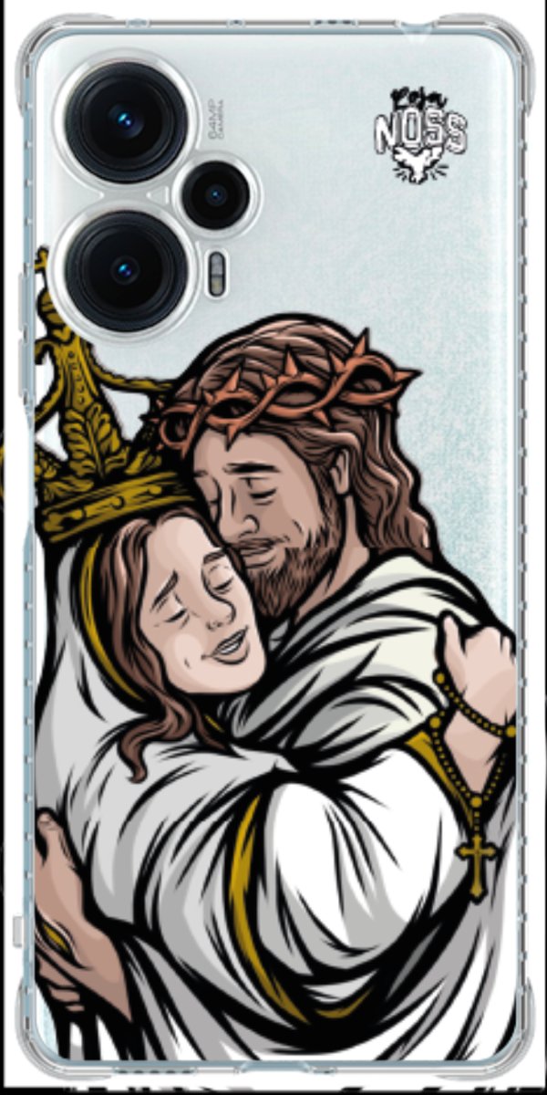 Capinha Para Celular Tudo com Jesus Nada sem Maria