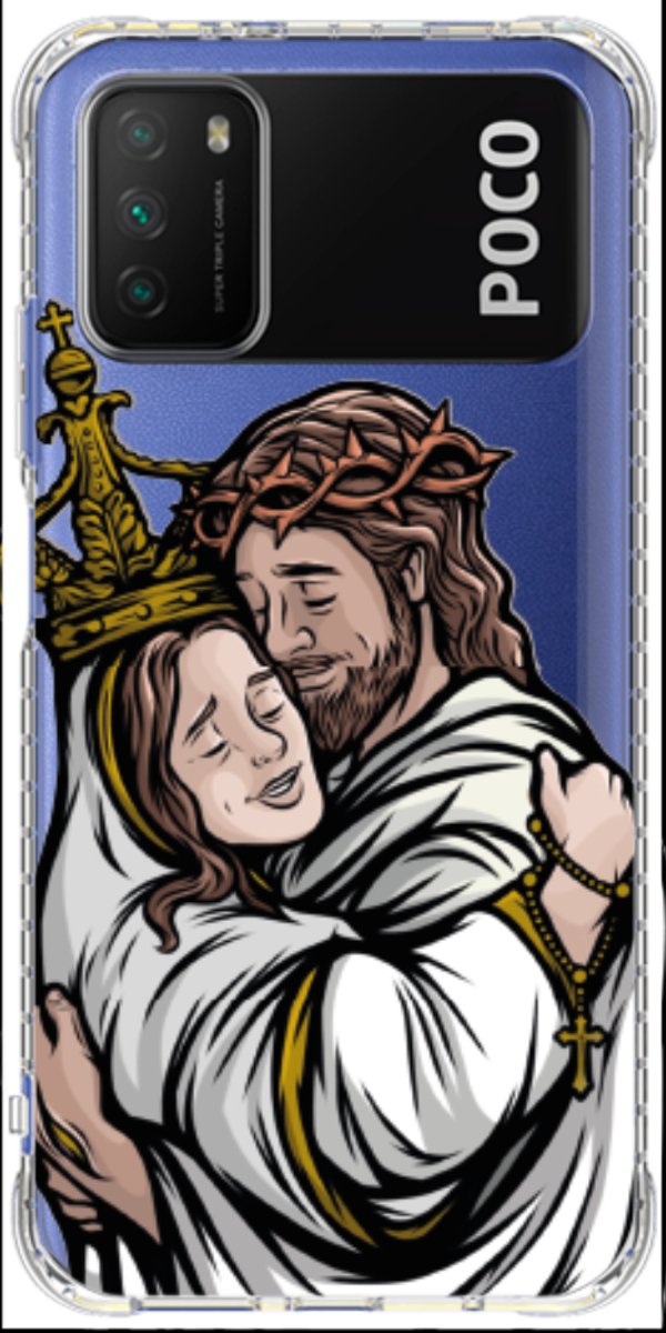 Capinha Para Celular Tudo com Jesus Nada sem Maria