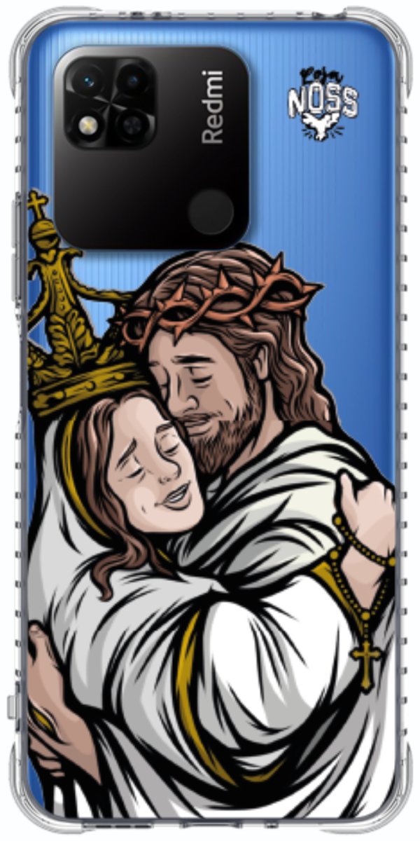 Capinha Para Celular Tudo com Jesus Nada sem Maria