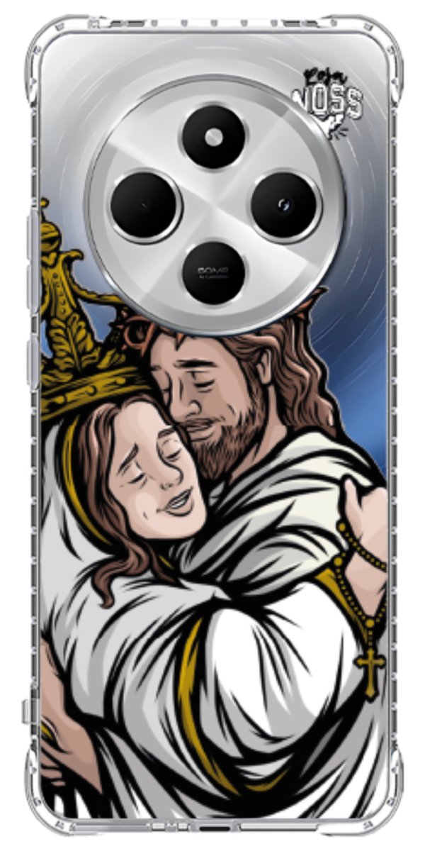 Capinha Para Celular Tudo com Jesus Nada sem Maria