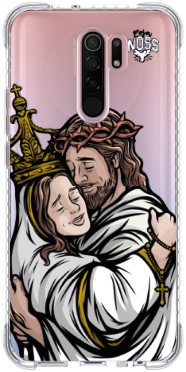 Capinha Para Celular Tudo com Jesus Nada sem Maria