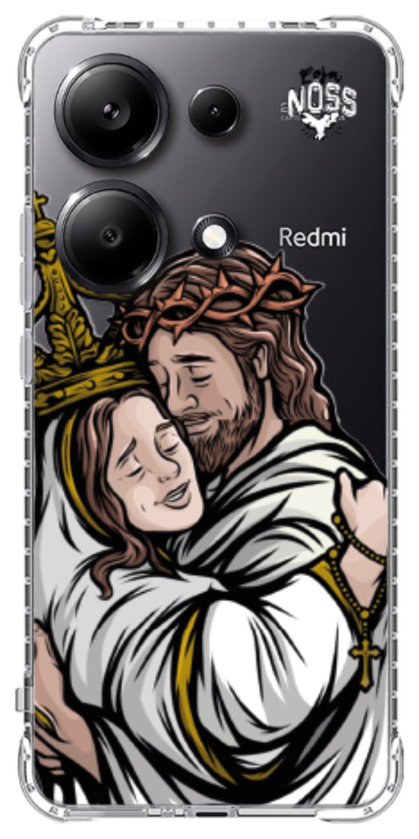 Capinha Para Celular Tudo com Jesus Nada sem Maria