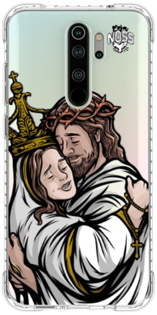 Capinha Para Celular Tudo com Jesus Nada sem Maria