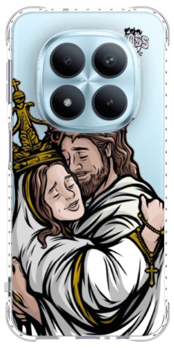 Capinha Para Celular Tudo com Jesus Nada sem Maria