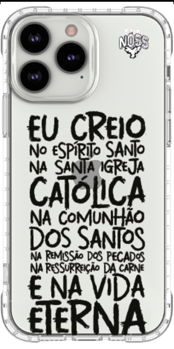 Capinha Para Celular Oração eu Creio