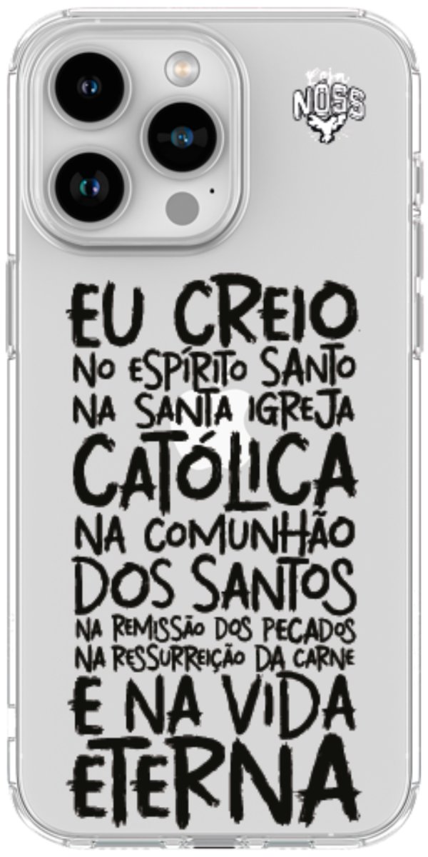 Capinha Para Celular Oração eu Creio