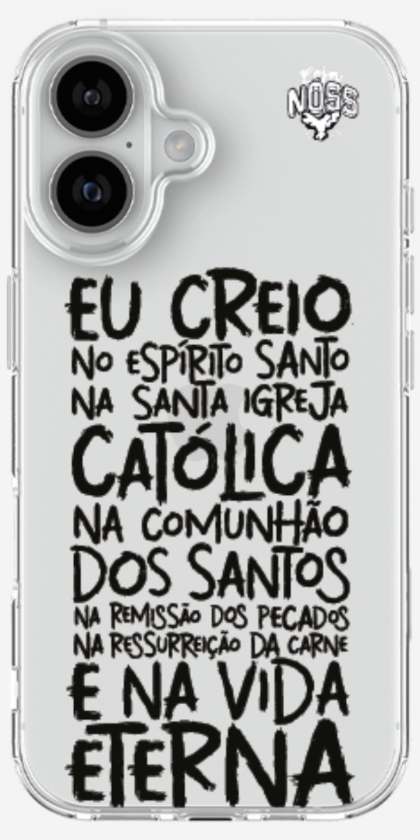 Capinha Para Celular Oração eu Creio