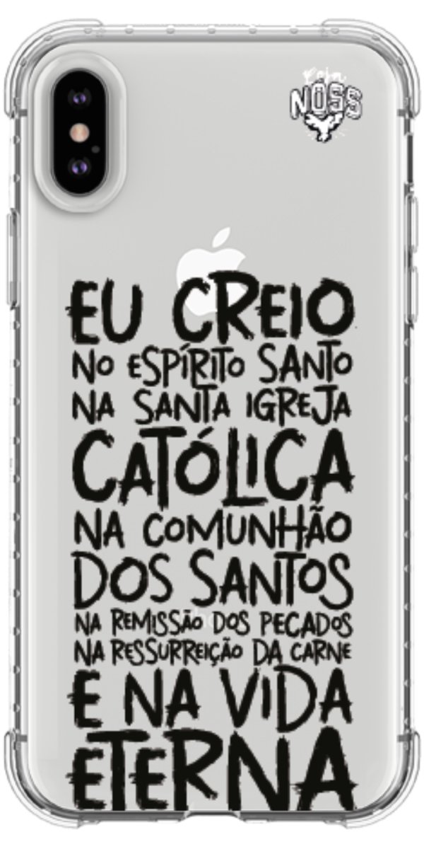 Capinha Para Celular Oração eu Creio