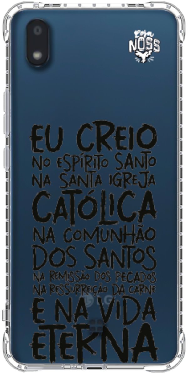 Capinha Para Celular Oração eu Creio