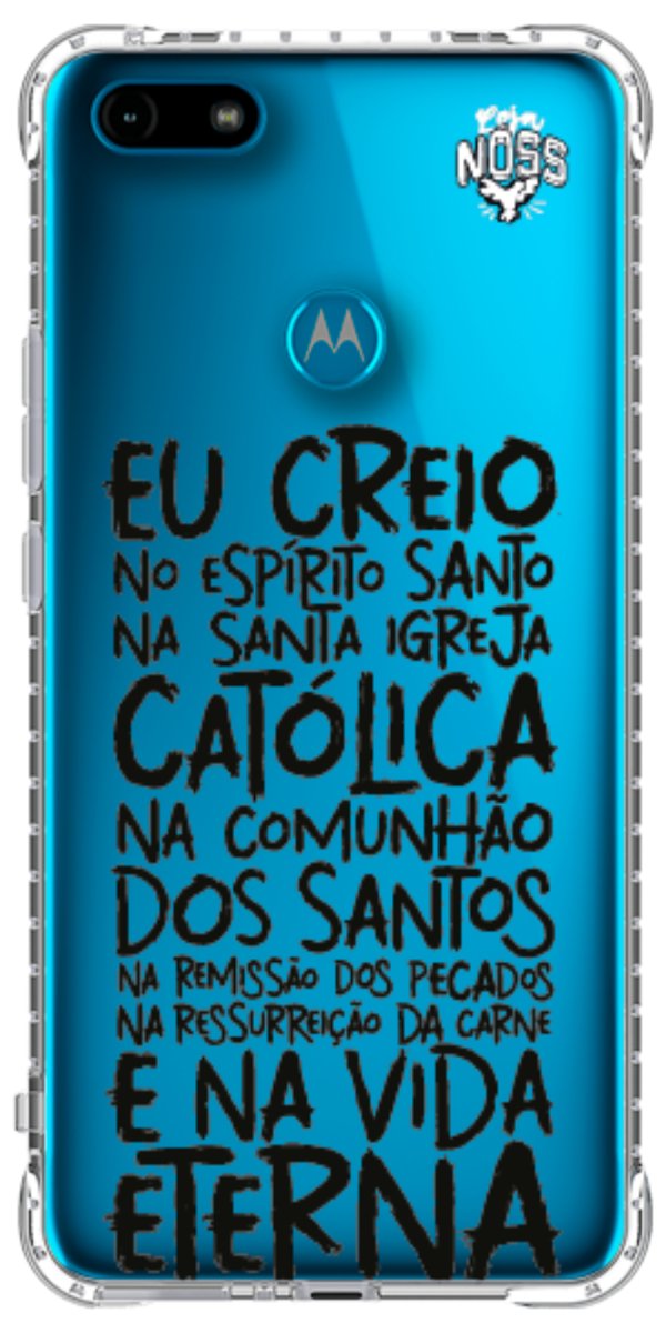Capinha Para Celular Oração eu Creio