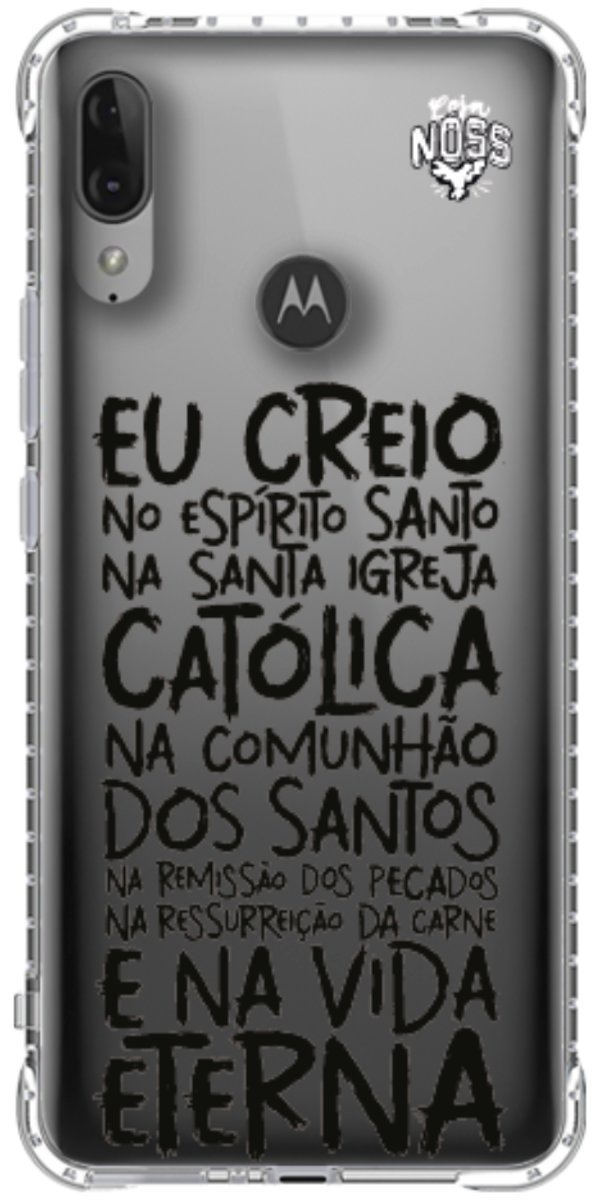 Capinha Para Celular Oração eu Creio