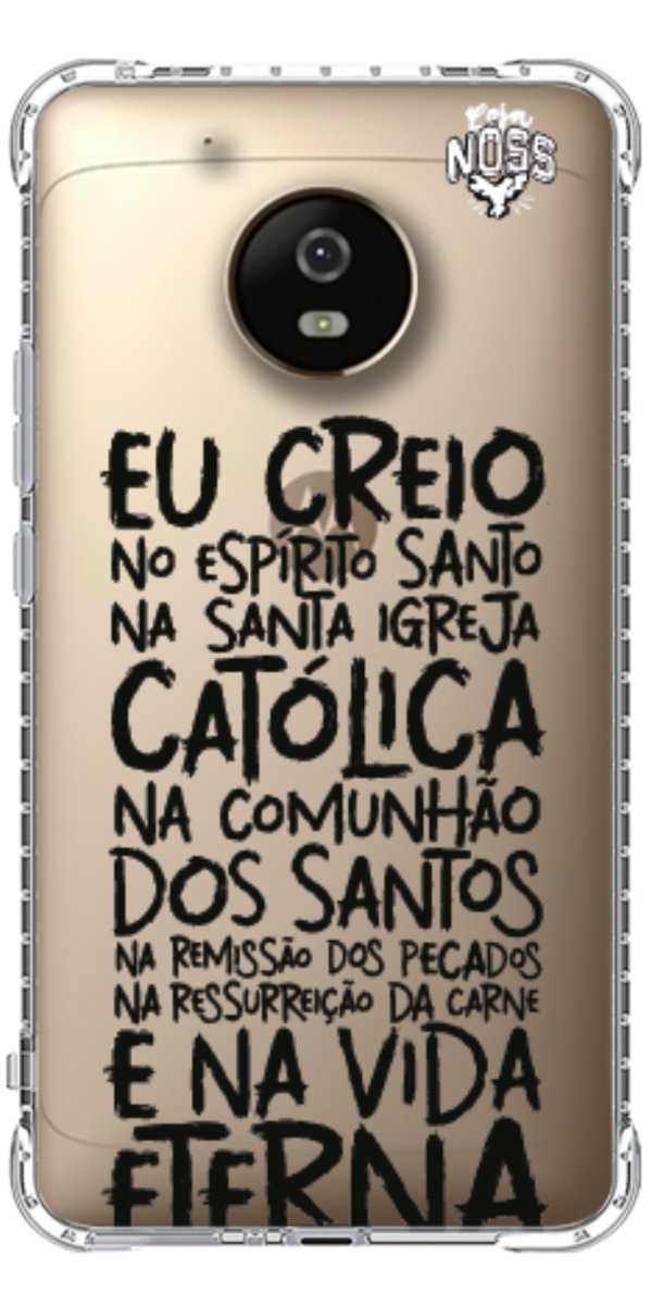 Capinha Para Celular Oração eu Creio