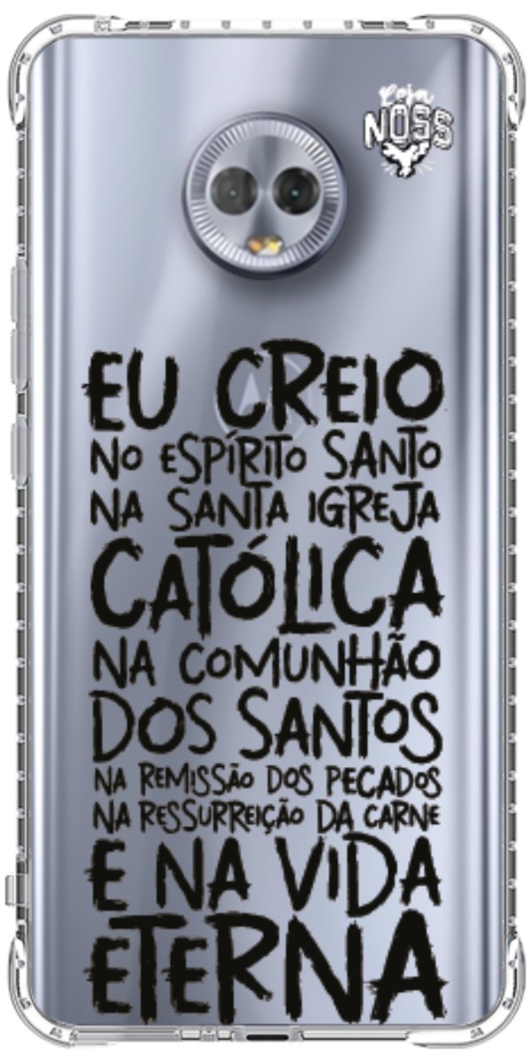 Capinha Para Celular Oração eu Creio
