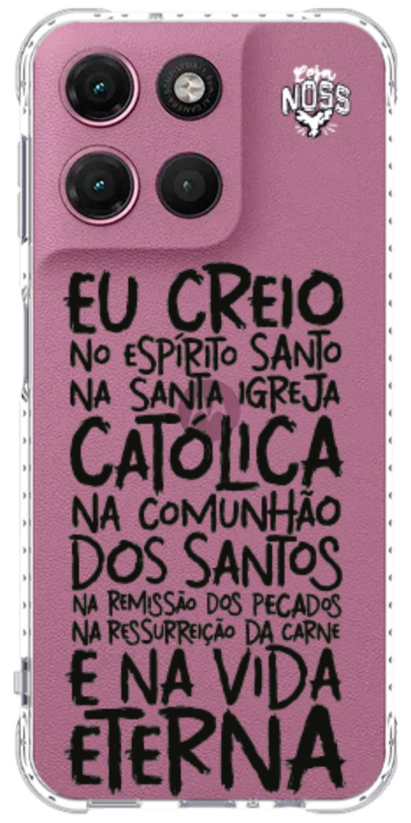 Capinha Para Celular Oração eu Creio