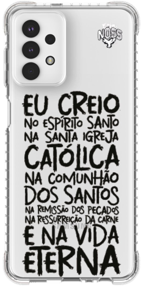 Capinha Para Celular Oração eu Creio