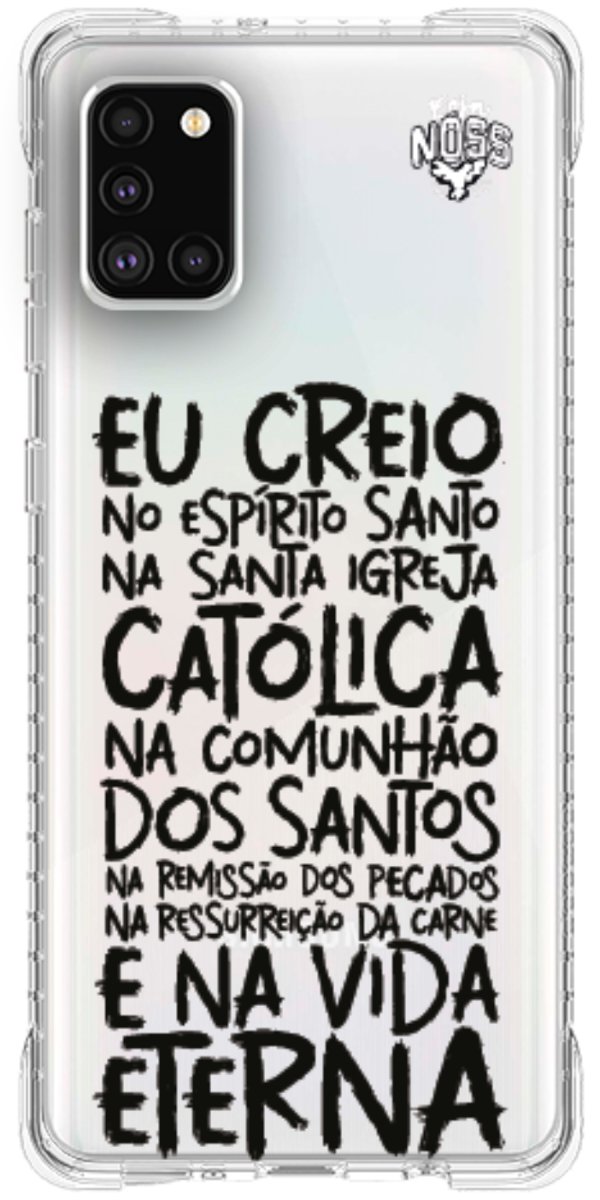 Capinha Para Celular Oração eu Creio