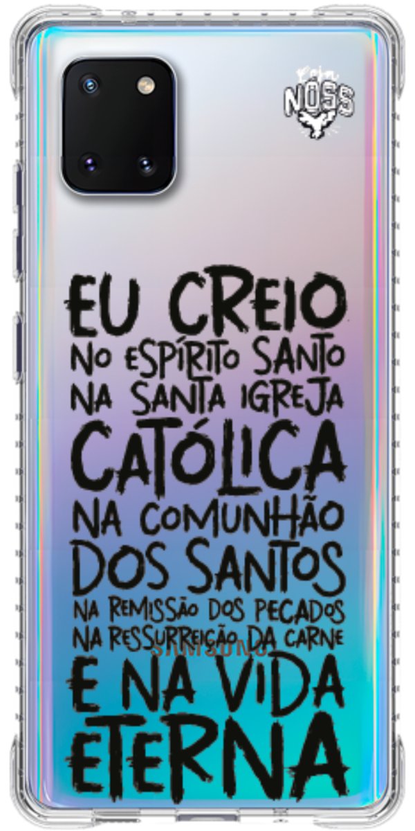 Capinha Para Celular Oração eu Creio